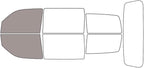 Rvinyl Window Tint Kit Compatible with Dodge Nitro 2007-2011 - Front Precut Kit - 50%