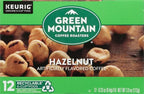 Green Mountain Coffee Roasters Hazelnut Keurig Single-Serve K-Cup pods, Light Roast Coffee, 12 Count