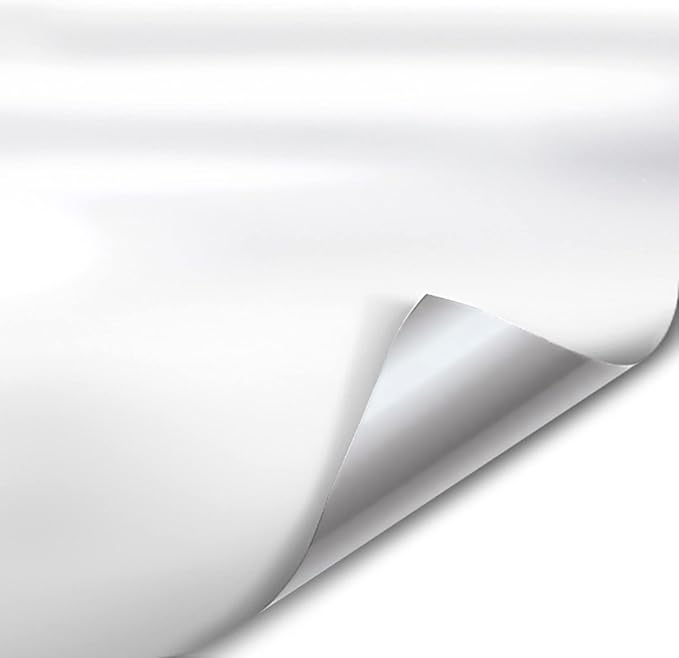 VViViD+ Satin Finish Premium Adhesive Vinyl Wrap Film (2ft x 5ft (White))