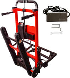 LINE2design Electric Hand Truck Dolly - 441 lb Capacity 160W Motor - Folding Motorized Climber Cart with Safety Strap, Rechargeable Battery - Move Appliances, Furniture - USA