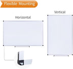 VIZ-PRO Magnetic Whiteboard/Dry Erase Board, 40 X 30 Inches, Includes 1 Eraser & 2 Markers & 4 Magnets