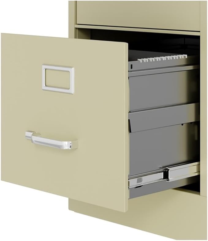 CommClad 4-Drawer Letter-Size Vertical File Cabinet (Putty)