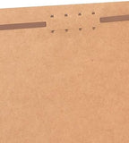 Staples Reinforced Fastener Folders Letter Size Kraft 50/Box