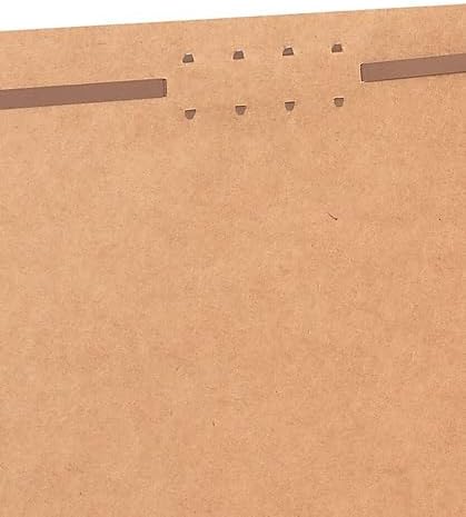Staples Reinforced Fastener Folders Letter Size Kraft 50/Box