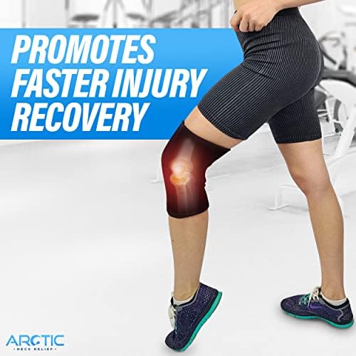 Value 2 Pack | Elbow Ice Pack Wrap & Knee Ice Pack Wrap - Ice Sleeves, Reusable Gel Ice Wrap, Elbow Cold Compression, (Large)