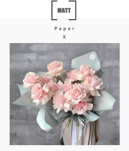 FWSA WRAPS Flower Wrapping Paper Roll Korean Floral Bouquet Packing Supplies Waterproof Fresh Flowers Gift Packaging Marterials (COLOR 4)