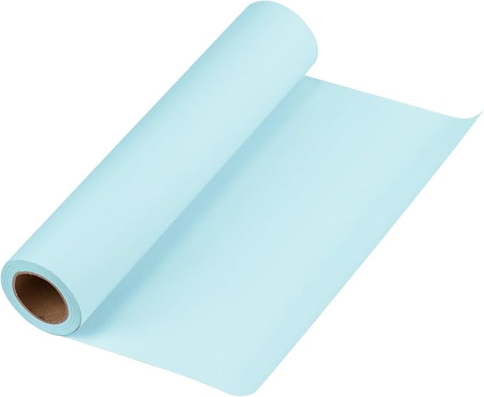 RUSPEPA Light Blue Kraft Paper Roll - 12 inches x 100 feet - Natural Recyclable Paper Perfect for Easter Crafts, Art, Small Wrapping, Packing, Postal, Shipping, Dunnage & Parcel