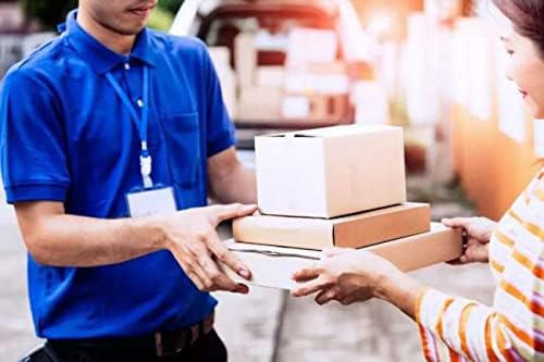 25 Pack 7x6x3'' Shipping Boxes, White Corrugated Cardboard Mailers for Mailing Packaging Small Business(W763-25)