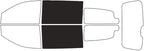 Rvinyl Window Tint Kit Compatible with Dodge Grand Caravan 2008-2020 - Back Precut Kit - 20%