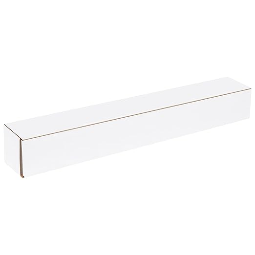 Box USA BM3044 30"L x 4"W x 4"H, White (Pack of 50)
