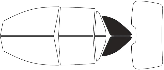 Rvinyl Window Tint Kit Compatible with Ford Edge 2007-2014 - Cargo - 20%