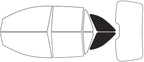 Rvinyl Window Tint Kit Compatible with Ford Edge 2007-2014 - Cargo - 20%