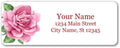 Personalized Return Address Labels - Single Elegant Rose - 60-1000 Custom Self-Adhesive Stickers