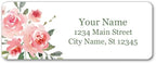 Personalized Return Address Labels - Delicate Watercolor Flowers - Self Adhesive Stickers (60-1000 Full Color Labels)