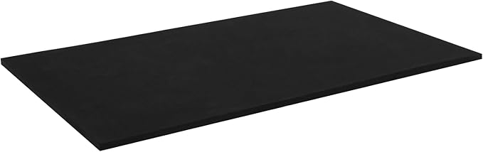 AMZQNART 2Pcs EVA Foam, Cosplay Foam Roll 2mm 39 x 59in (16sqft×2) Suitable for Large Foam Cosplay Modeling, DIY Projects, Crafts, Ultra High Density 90 kg/m3. Black