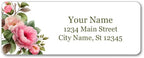 Personalized Return Address Labels - Georgeous Camellias - 60-1000 Custom Self-Adhesive Stickers