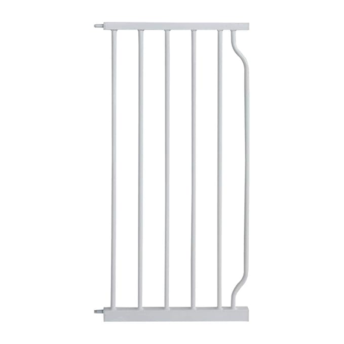 ALLAIBB Extra Wide Pressure Mounted Baby Gate Walk Through Child Kids Safety Toddler Tension White Long Large Pet Dog Gates with Extension for doorways Kitchen and Living Room (14.17"/36cm)