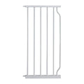 ALLAIBB Extra Wide Pressure Mounted Baby Gate Walk Through Child Kids Safety Toddler Tension White Long Large Pet Dog Gates with Extension for doorways Kitchen and Living Room (14.17"/36cm)