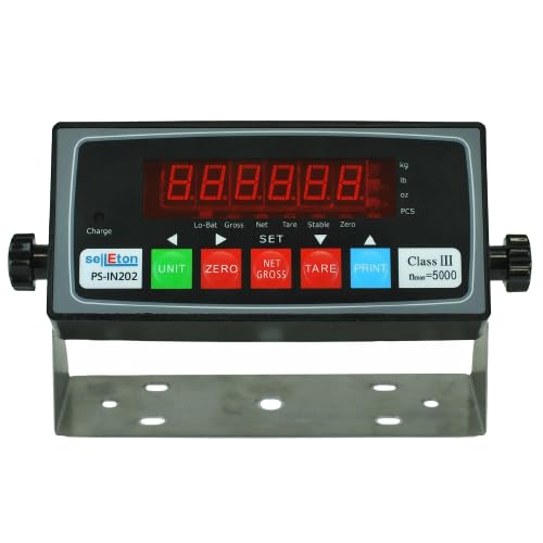 Liberty NTEP Industrial 48" x 48” Floor Scale, Accurate Digital Pallet Scales with a Ramp for Warehouse or Shipping Weighing, (4' x 4') 1,000 lbs x 0.2 lb