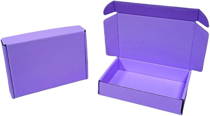 20 Pcs 15.8 x 11.8 x 3 inches Larger size Shipping Boxes for Small Business Cardboard Corrugated Mailer Boxes for Shipping Packaging Holidays Craft Gifts Giving Products (Lavender, 15.8 x 11.8 x 3")