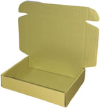 20 Pcs 14.5 x 10.6 x 2.8 inches Corrugated Cardboard Gift Boxes Recyclable Shipping Boxes for Packing Jewelry Ornament Gift Craft Packaging Supplier (Gold, 14.5 x 10.6 x 2.8")