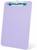 1 PCS Purple Clipboard with Pen Holder, Standard A4 Letter Size,Nursing Clip Boards 8.5x11 Heavy Duty, Low Profile Clipboards for Women Kids Teacher, School Office Home Work