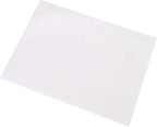 SJPACK 4000 7.5" x 5.5" Clear Adhesive Top Loading Packing List/Label Envelopes Pouches