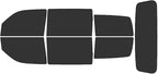 Rvinyl Window Tint Kit Compatible with Dodge Nitro 2007-2011 - Black 20% - Single Ply No Bubble Film - Do it Yourself Vehicle Complete Precut Kit