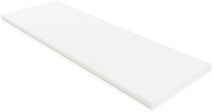 GoTo Foam 2" Height x 36" Width x 72" Length 44ILD (Firm) Upholstery Cushion Made in USA