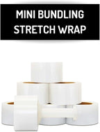 PSBM 684 Rolls 3 Inch x 1000 Feet Mini Stretch Film/Wrap with Plastic Handle, Industrial Strength Clear Shrink Plastic Wrap for Moving, Packing, Shipping, Bundling & Storage
