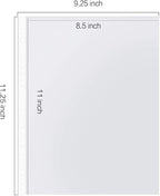 Heavy Duty Sheet Protectors for 3 Ring Binder, 200 Count Bulk Clear Page Protectors, Top Loading Plastic Sleeves 8.5 x 11 inch