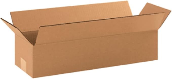 Secure Seal - 50 Pack of 18x6x4” Corrugated Cardboard Packing Shipping Mailing Moving Carton Boxes Cube