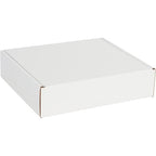 Box USA 12" Deluxe Shipping Boxes 12"L x 11"W x 3"H, 50-Pack - White Box Mailers for Packaging, Storage, Gifts or Bulk Business Orders