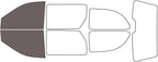 Rvinyl Window Tint Kit Compatible with Dodge Caravan 2001-2007 - Front Precut Kit - 35%