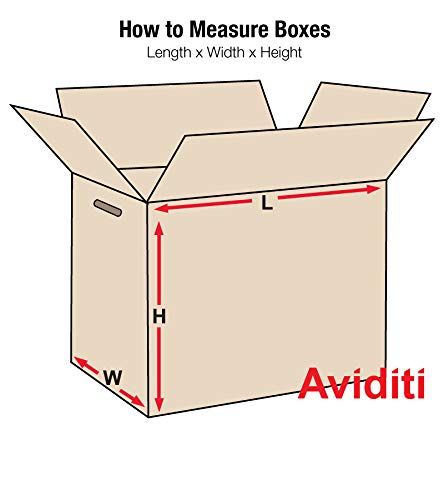 Box USA Double Wall Hand Hole Moving Boxes Large 24"L x 12"W x 12"H 15-Pack - Corrugated Cardboard Box for Shipping, Mailing, Packing, Packaging and Storage