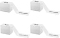 OausTect 4x6 Shipping Label 4000 Fanfold Labels for Rollo, Zebra Direct Thermal Printer, with Perforations