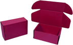 50 Pcs 4.3 x 3.1 x 2 inches Mini Size Corrugated Cardboard Gift Boxes Recyclable Shipping Boxes for Packing Jewelry Ornament Gift Craft Packaging Supplier (Cranberry, 4.3 x 3.1 x 2")