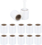 Mini Stretch Wrap for Packing with Handles, 24 Pack, 5 Inch x 1000 Feet, 50 Gauge Durable Clear Plastic wrap for Moving, Packing wrap Plastic roll Also a Furniture Wrap