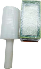 Stretch Wrap Clear Plastic Wrap Roll 6 inch X 1000Ft 80 Guage Industrial Mini Stretch Wrap Film with Handle for Moving,Shipping,Packing Fuiniture Adhering Shrink Film