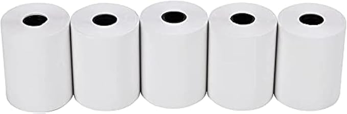 MFLABEL 2 1/4" x 50' Thermal Receipt Papers, 10 Rolls per Carton, 48g Weight, Biodegradable, Coated, POS Cash Register Paper