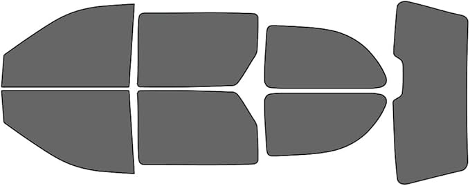 Rvinyl Window Tint Kit Compatible with Dodge Caravan 2001-2007 - Complete Precut Kit - 35%