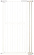 Lumizone Extra Tall Cat Gate Extension Kit 61.02" High Pressure Mounted 4.13" Extra Wide 1.37" Gap No Drilling Tall Pet Gate for Dogs (Cream, 4.13" W)