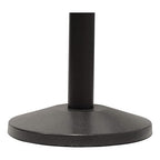 Crowd Control Warehouse CCW Series RBB-100 - Set of 2 Stanchion Retractable Belt Barriers - 11 Foot Blue Belt, Black Post - Easy Assembly