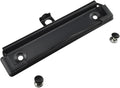 HAHIYO 4.72 Inches Black Metal Mountable Clipboard Clips - 5 Pack, Durable Spring Loaded Clip with Rubber Grips, Hanging Hole and Rivets - Document File Wood Plastic Clip Board for Office School Home