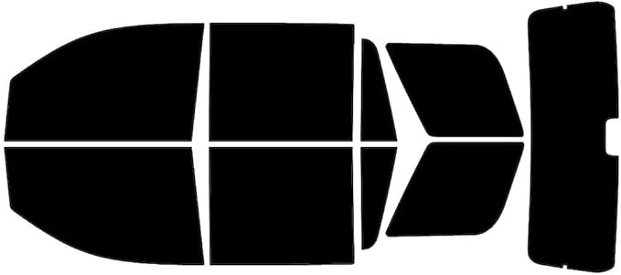 Rvinyl Window Tint Kit Compatible with Chevrolet Tahoe 2015-2020 - Black 5% - Single Ply No Bubble Film - Do it Yourself Vehicle Complete Precut Kit