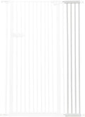 Lumizone Extra Tall Cat Gate Extension Kit 61.02" High Pressure Mounted 2025 New 8.27" Extra Wide 1.37" Gap No Drilling Tall Pet Gate for Dogs (White, 61.02" H x 8.27" W, Extension)