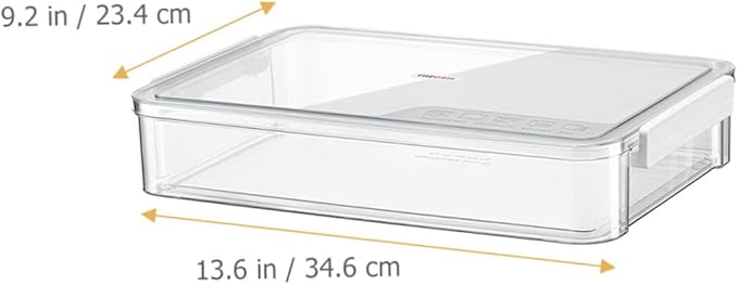 Transparent Stackable File Storage Box for Documents Pet Abs Plastic Organizer Case Clear Design for Easy Content Viewing Home Office School File Holder Small
