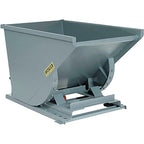 Global Industrial 2 Cu Yd Gray Medium Duty Self Dumping Forklift Hopper