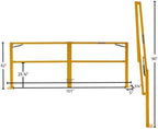 8' Guardian Folding Dock Door Gate