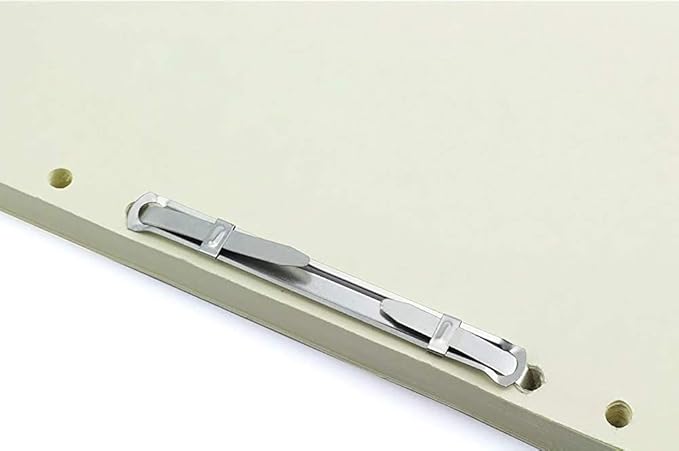 OLYMPX 250 Pcs of 2? Capacity Premium Metal Prong Paper Fastener Complete Set, 2.75 Inch Base with Standard 2-Hole Punch Compressor for Paper File Folder, Pack of 5 Boxes, 50 per Box